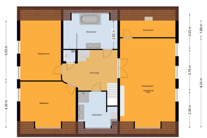 Plattegrond – Schaakveld 39, Almere