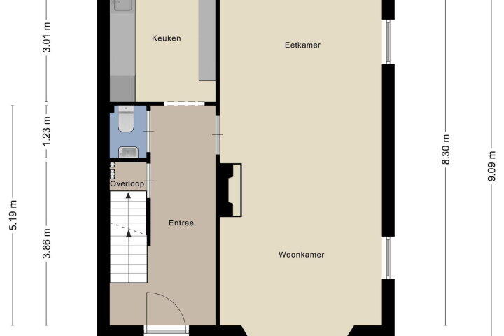 Plattegrond – Schaapsdrift Overbeek 19, Velp (GE)