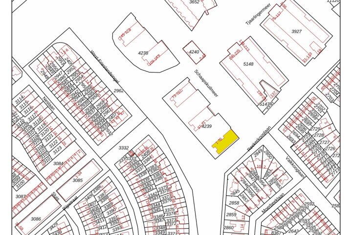 Plattegrond – Schaapskuilmeer 1, Heerhugowaard