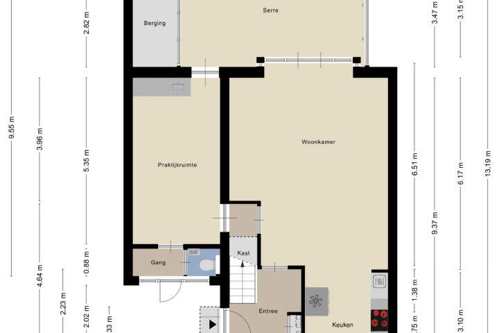 Plattegrond – Schacht 41, Beuningen (GE)
