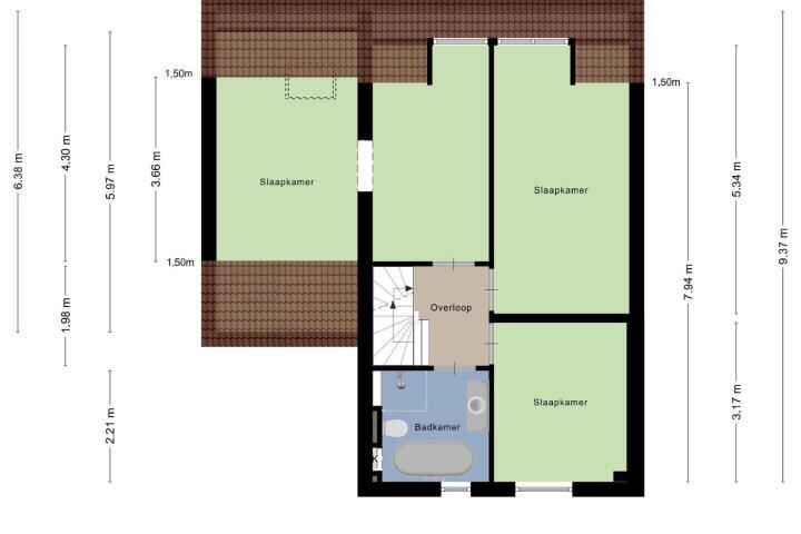 Plattegrond – Schacht 41, Beuningen (GE)