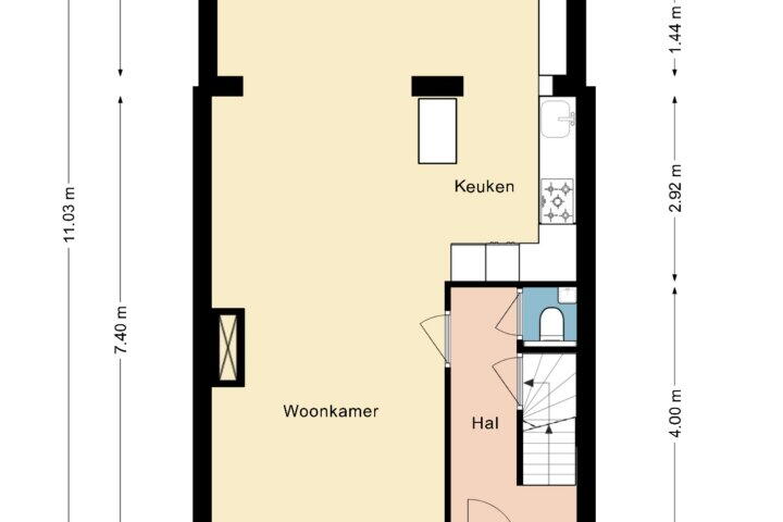 Plattegrond – Schaesbergerweg 187, Heerlen