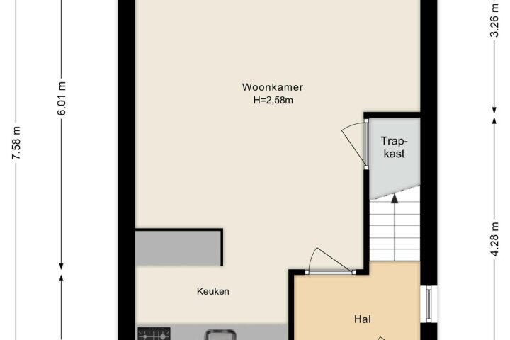 Plattegrond – Schalieven 26, Bladel