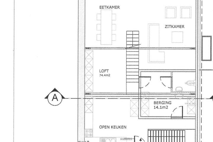 Plattegrond – Schalkhovenstraat A 40, Schalkhoven