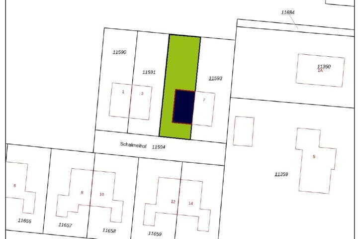 Plattegrond – Schalmeihof 5, Haulerwijk
