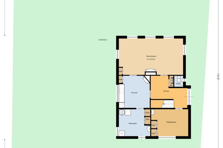 Plan – Schapelsteeg 5, Uffelte