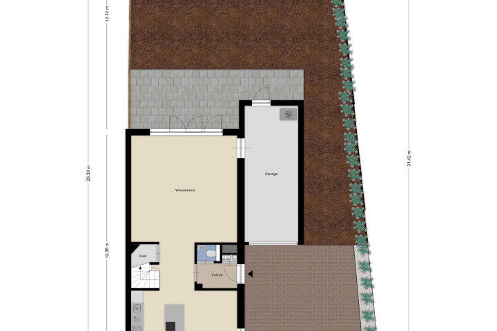Plan – Scharensliep 20, Wijchen