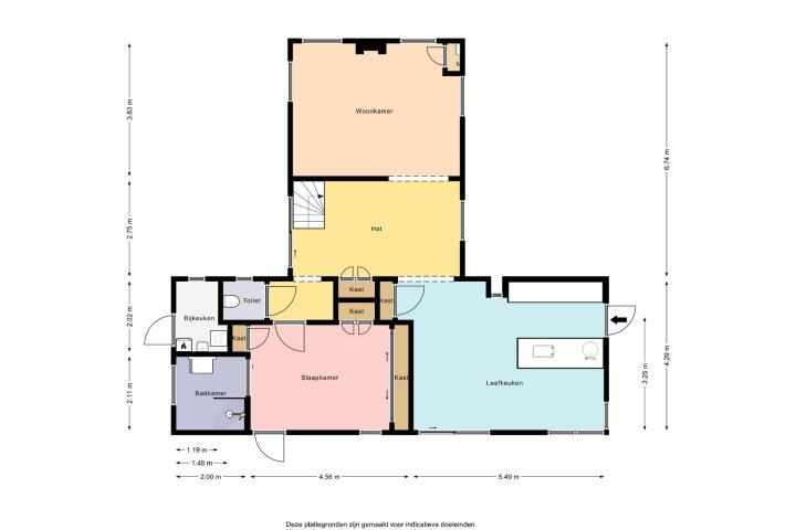 Plattegrond – Scheenepad 2, Munnekeburen