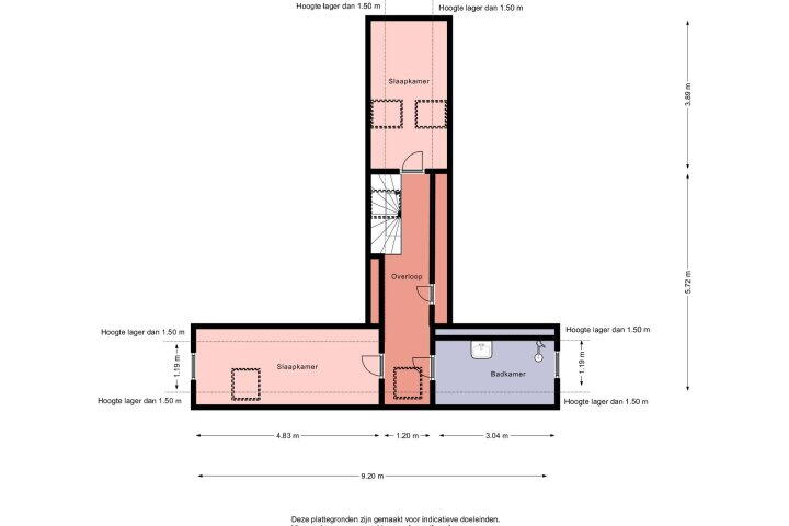 Plattegrond – Scheenepad 2, Munnekeburen