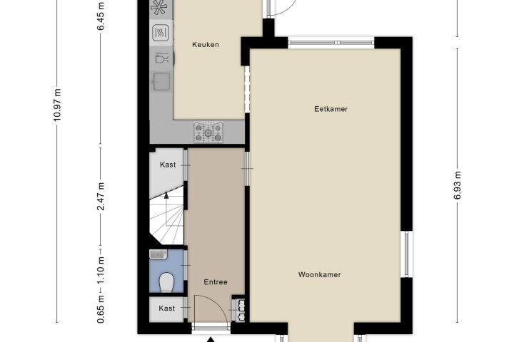 Plattegrond – Scheerboom 6, Emmer-Compascuum