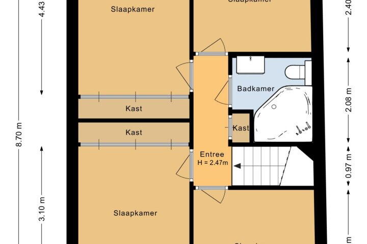 Plattegrond – Schellinkhof 17, Heerhugowaard