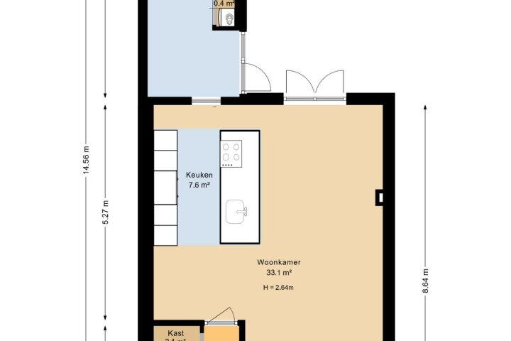 Plattegrond – Schepenlaan 7, Roden