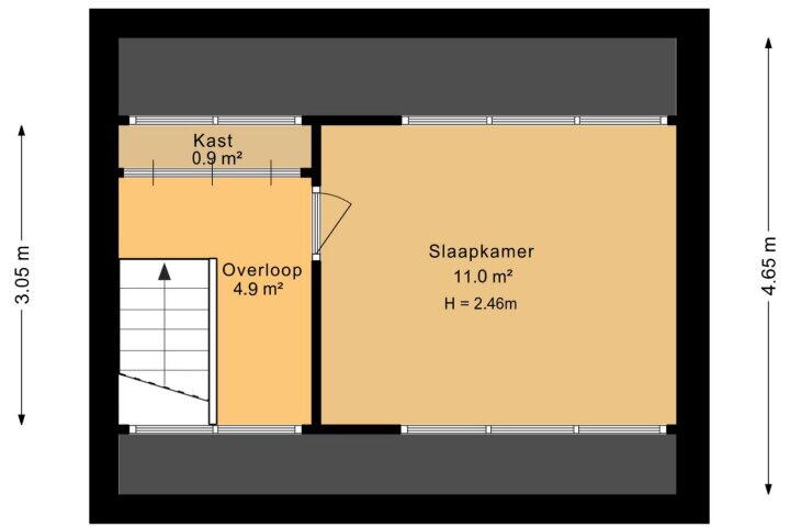 Plattegrond – Schepenlaan 7, Roden