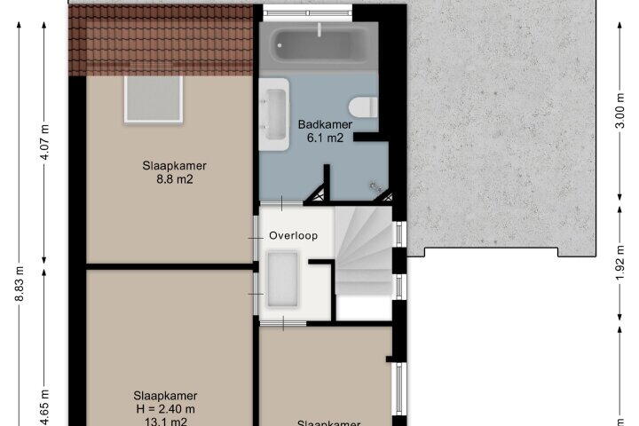 Plattegrond – Schepersweg 16, Nieuw-Balinge