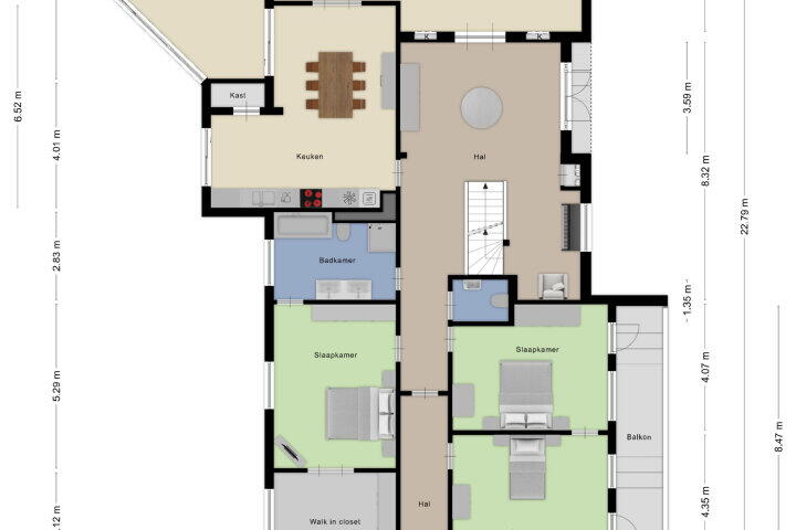 Plattegrond – Scherpenbergsebaan 6, Schijf