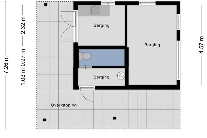 Plattegrond – Scherpenbergsebaan 6, Schijf