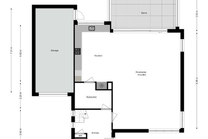 Plattegrond – Schieland 19, Lelystad