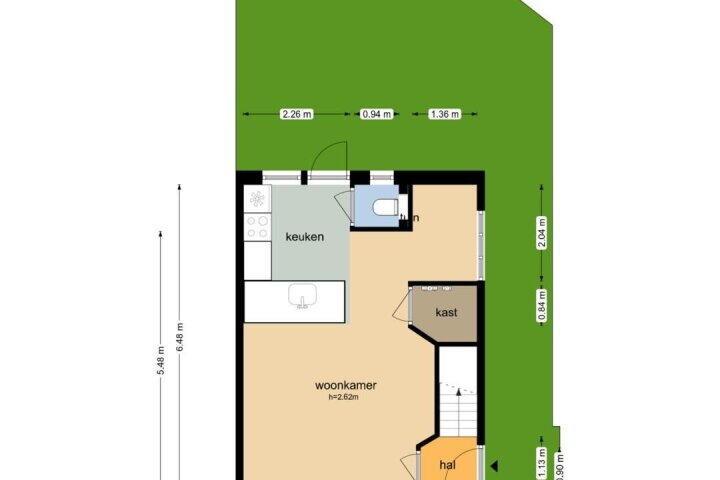 Plattegrond – Schiermonnikoogstraat 10, Amsterdam