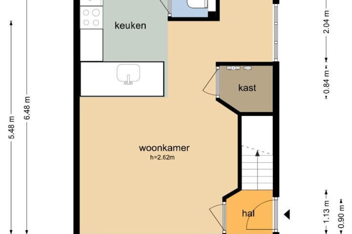 Plattegrond – Schiermonnikoogstraat 10, Amsterdam
