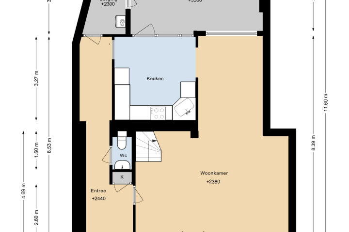 Plattegrond – Schiffelderstraat 16, Simpelveld
