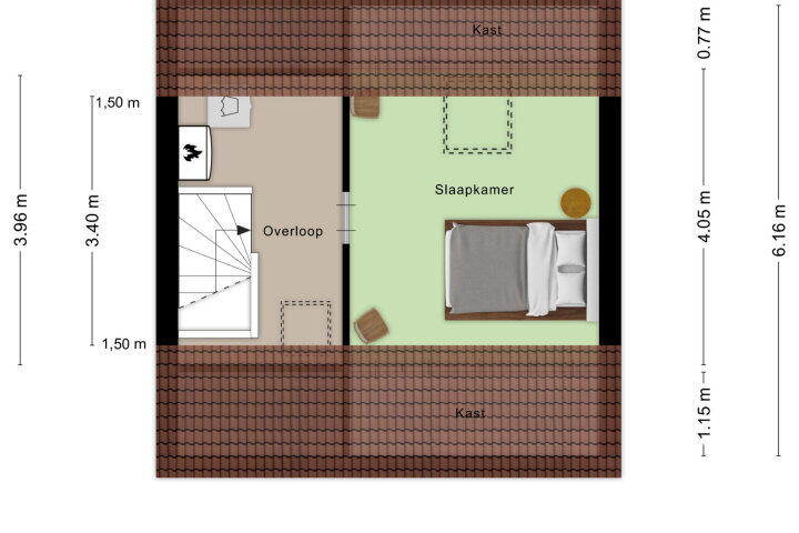 Plattegrond – Schildersstraat 9, Vlijmen