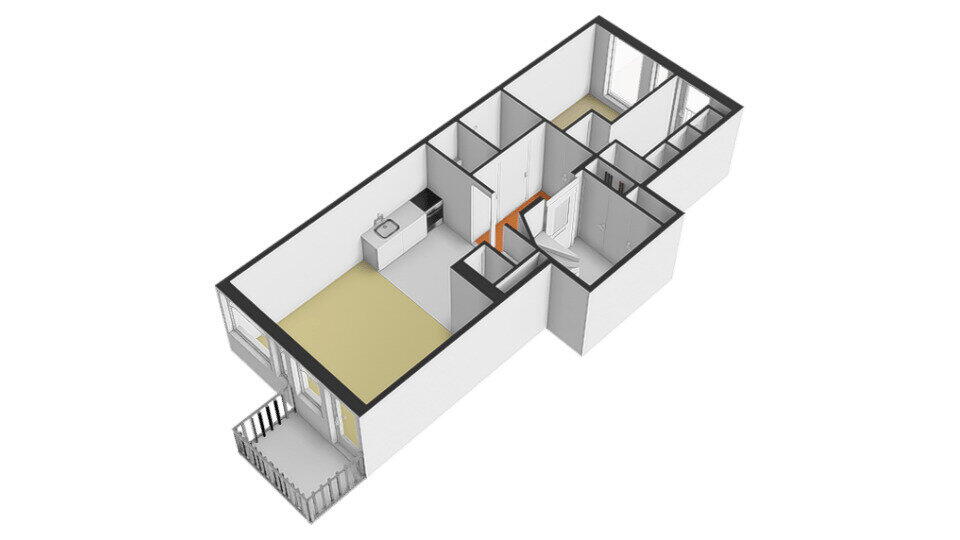 Plattegrond 4 - Schimmelstraat 9 C, Amsterdam