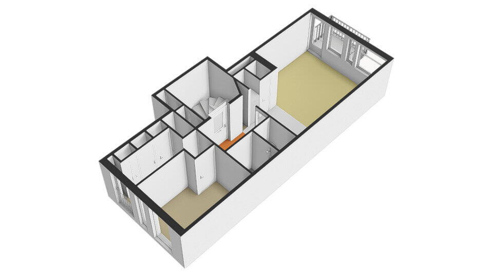 Plattegrond 5 - Schimmelstraat 9 C, Amsterdam