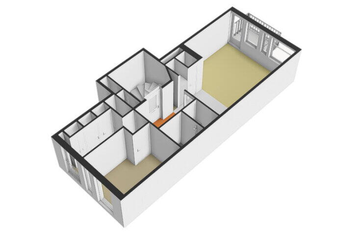 Plattegrond – Schimmelstraat 9 C, Amsterdam