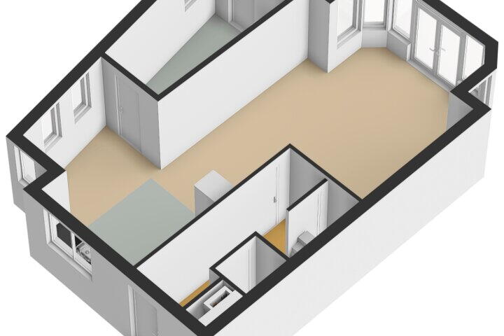 Plattegrond – Schoener 1, Woerden