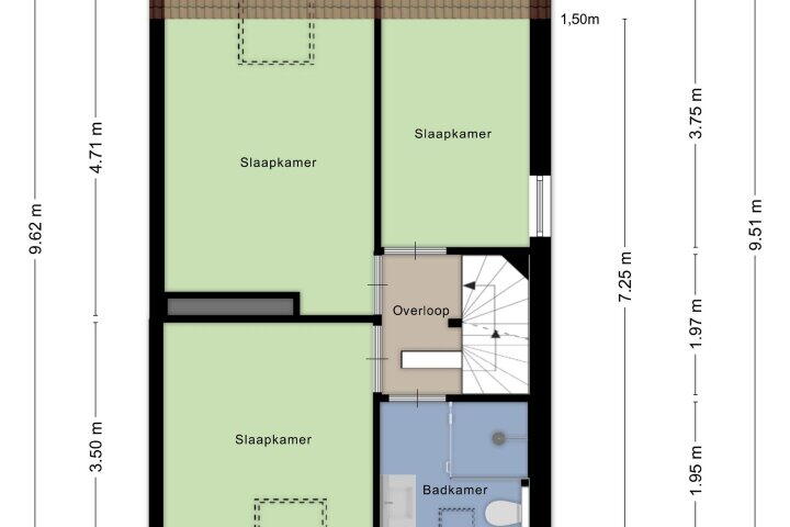 Plattegrond – Schoener 42 47, Lelystad
