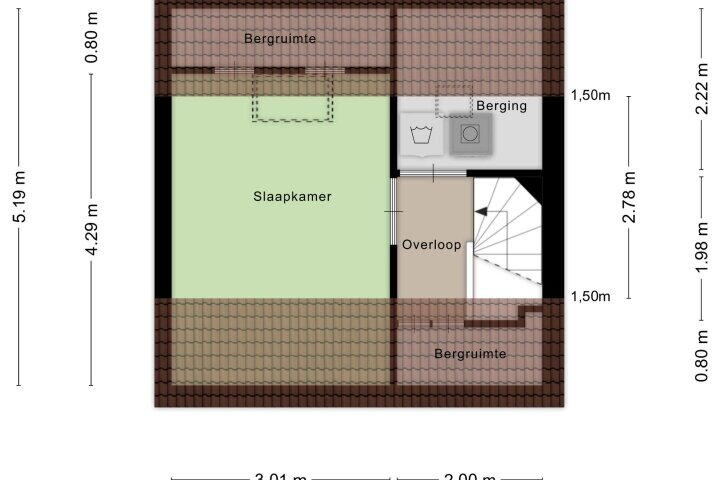 Plattegrond – Schoener 42 47, Lelystad