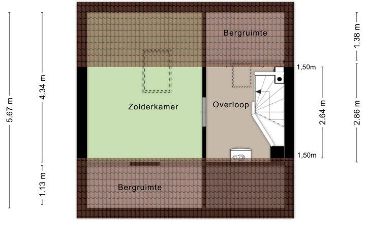 Plattegrond – Schokker 36, Zeewolde