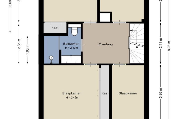 Plattegrond – Scholeksterstraat 3, Amersfoort