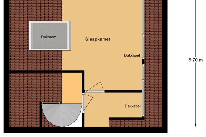 Plattegrond – Schoolstraat 7, Spanbroek