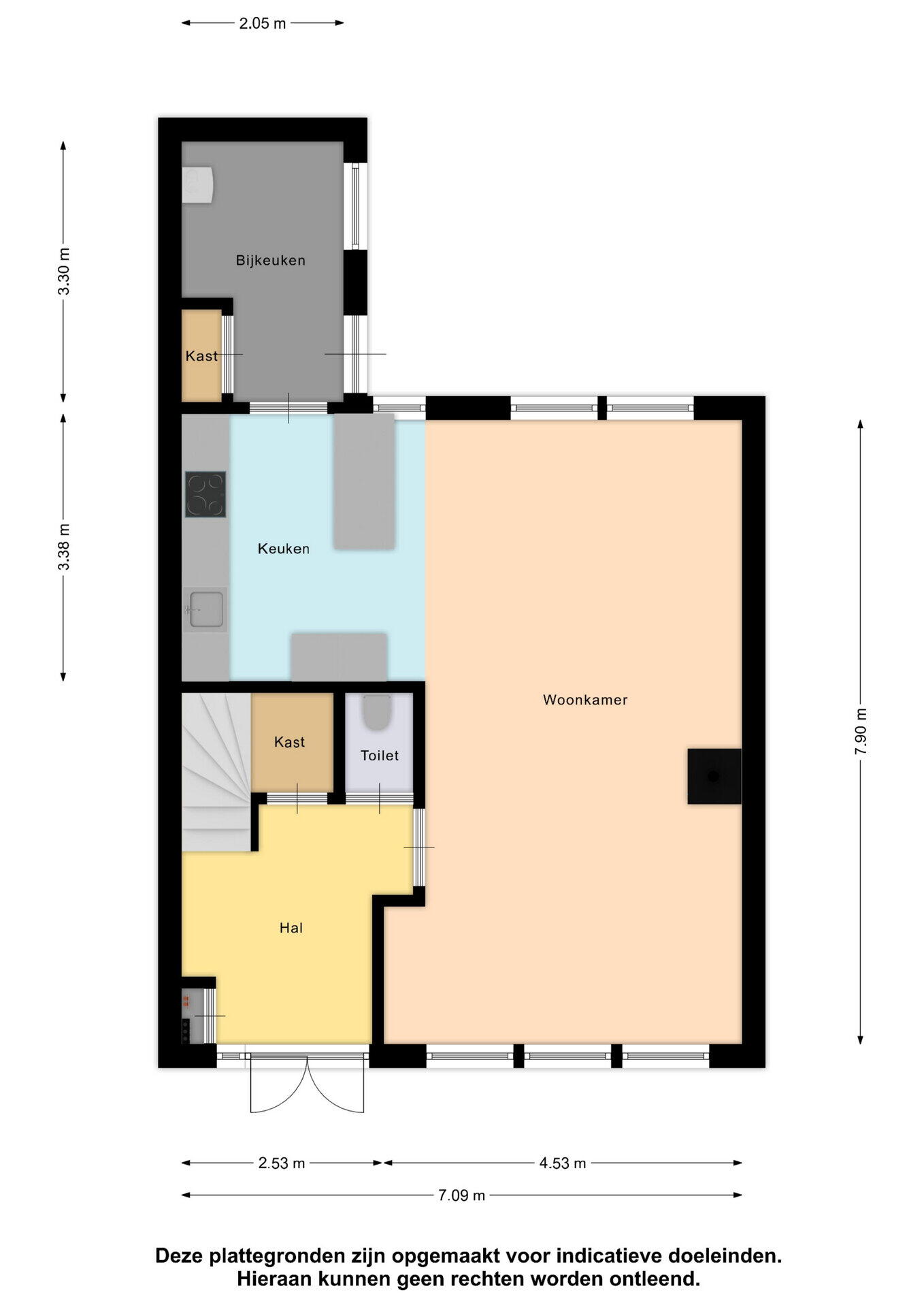 Plattegrond 1 - Schoolstraat 24, Sneek