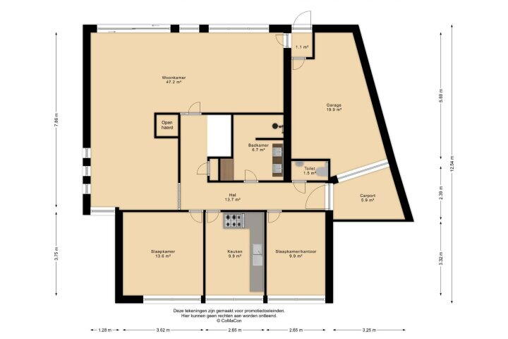Plattegrond – Schoolstraat 9, Swolgen