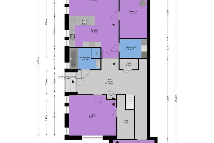 Plattegrond – Schoonloërstraat 5, Grolloo
