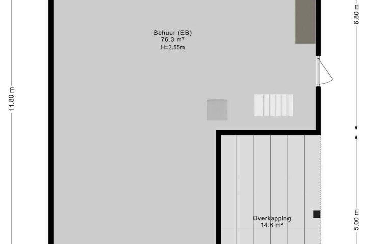 Plattegrond – Schoonloërstraat 5, Grolloo