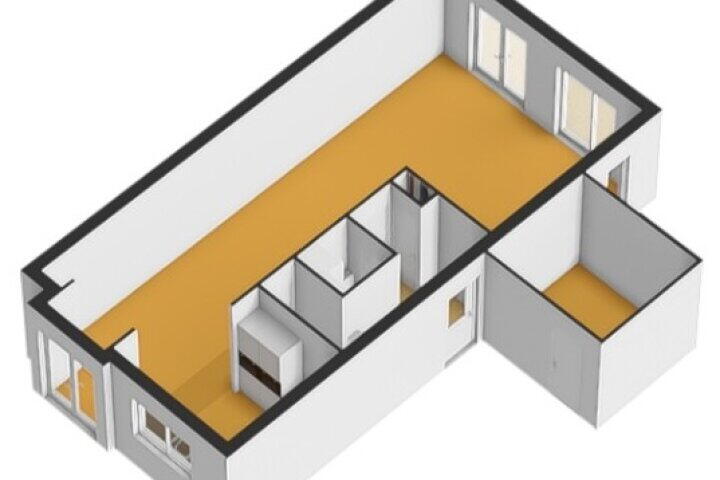 Plattegrond – Schootsteek 10, Almere