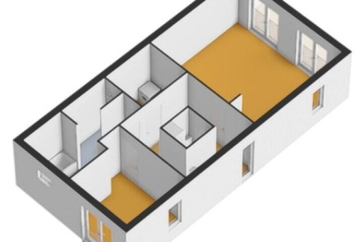 Plattegrond – Schootsteek 10, Almere