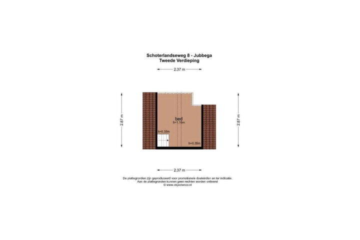 Plattegrond – Schoterlandseweg 8, Jubbega