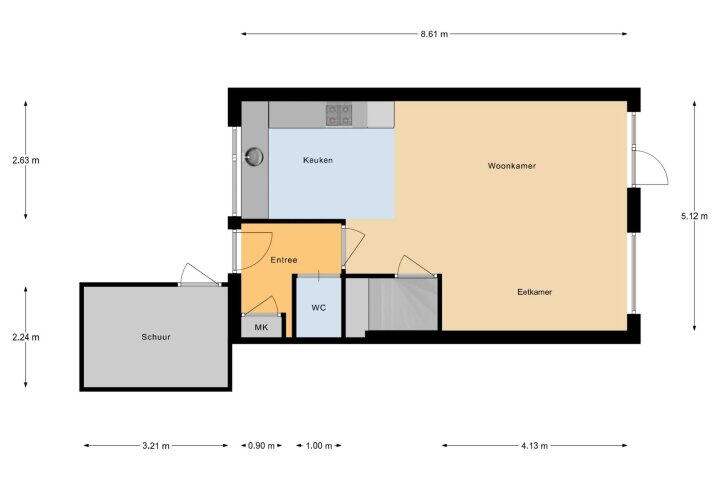 Plattegrond – Schouw 44 42, Lelystad
