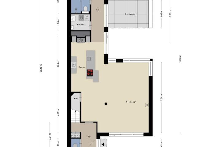 Plattegrond – Schouw 54 59, Lelystad