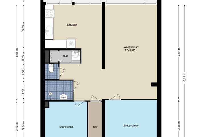 Plattegrond – Schouwenselaan 69, Amstelveen