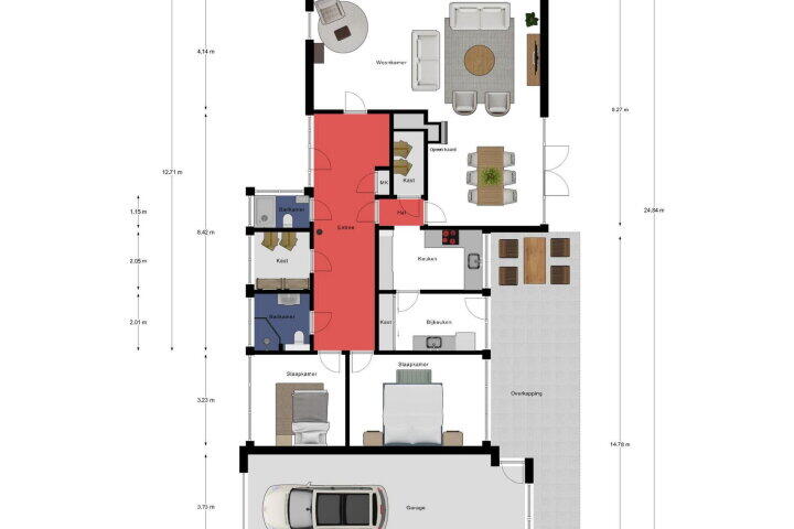 Plattegrond – Schuttersweide 11, Grubbenvorst