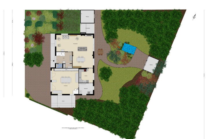 Plattegrond – Seringenstraat 5, Wouwse Plantage
