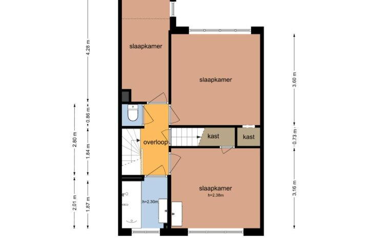 Plattegrond – Seringenstraat 34, Zwolle