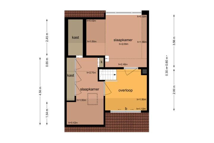 Plattegrond – Seringenstraat 34, Zwolle