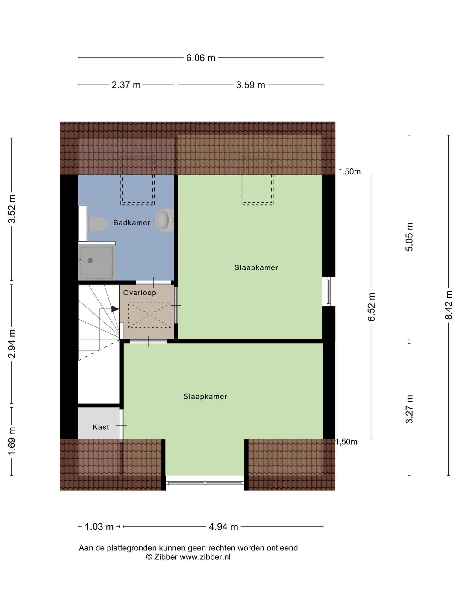 Plattegrond 2 - Sikkelstraat 27, Bergharen