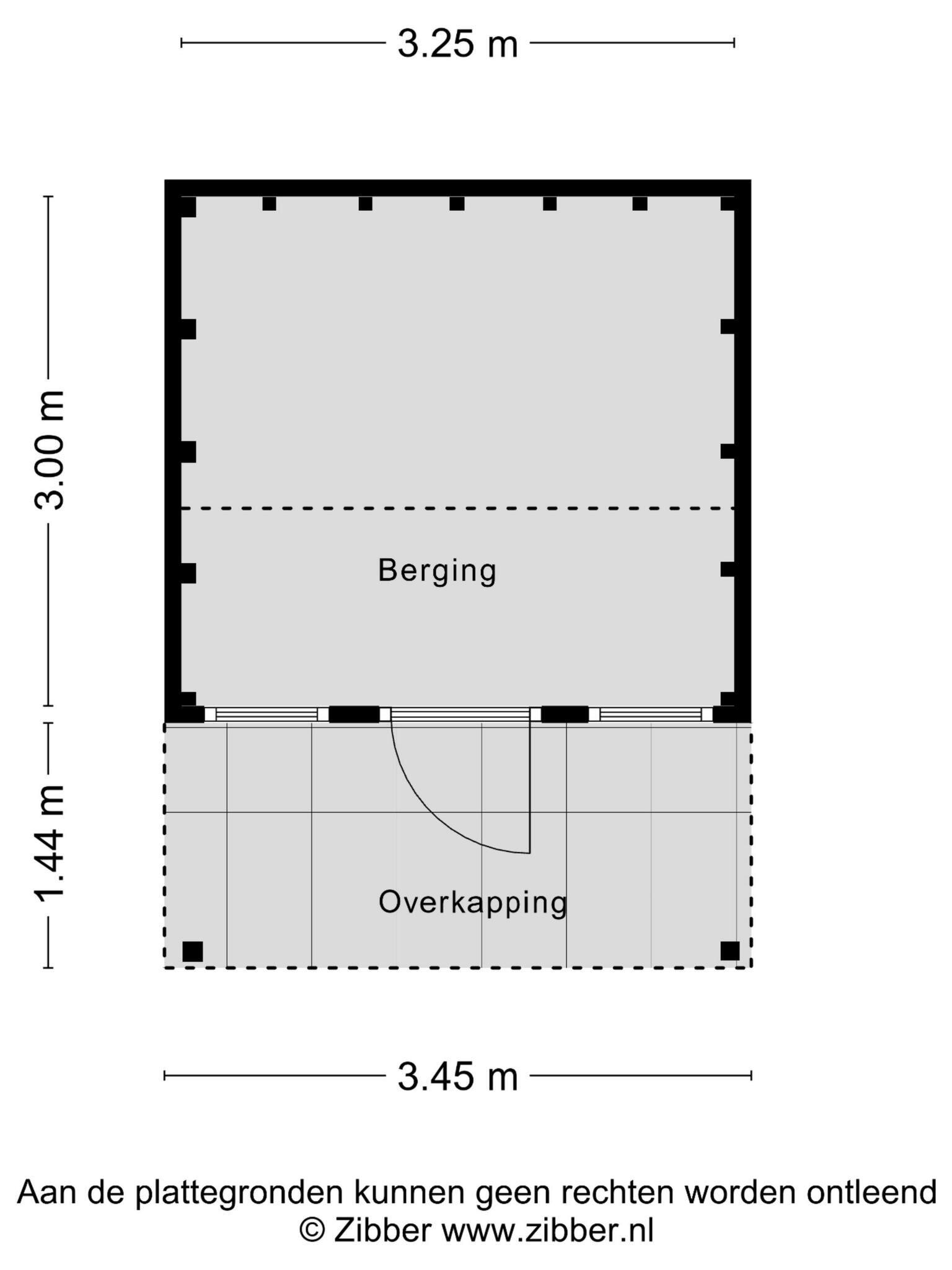 Plattegrond 4 - Sikkelstraat 27, Bergharen